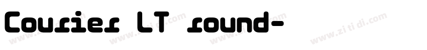 Courier LT round字体转换